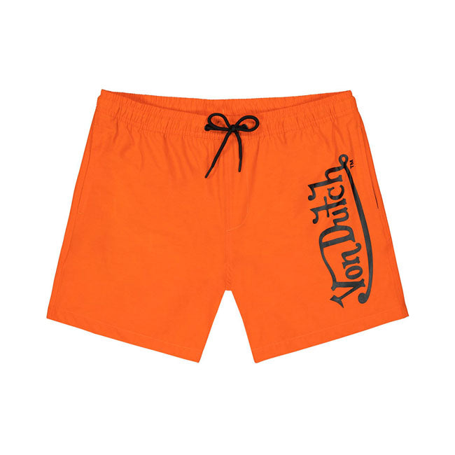 Von Dutch Logo swimshort orange Shorts Von Dutch