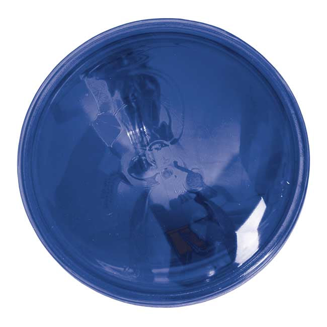 4 1/2" 30w 12v Sealed Beam Unit. Clear Blue Lens Lamp Units Mcs
