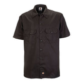 Dickies Short Sleeve Work Shirt, Black Work Shirts Dickies S