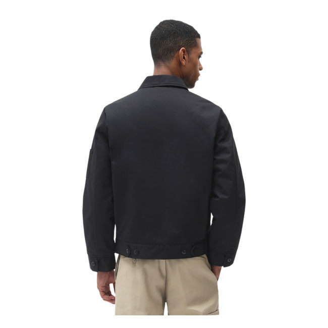 Dickies Lined Eisenhower Jacket, Black Jackets Male Dickies