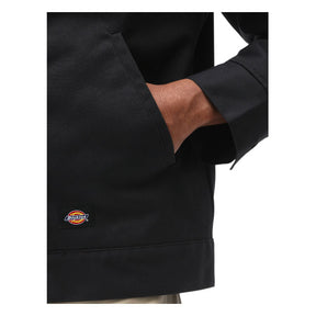 Dickies Lined Eisenhower Jacket, Black Jackets Male Dickies