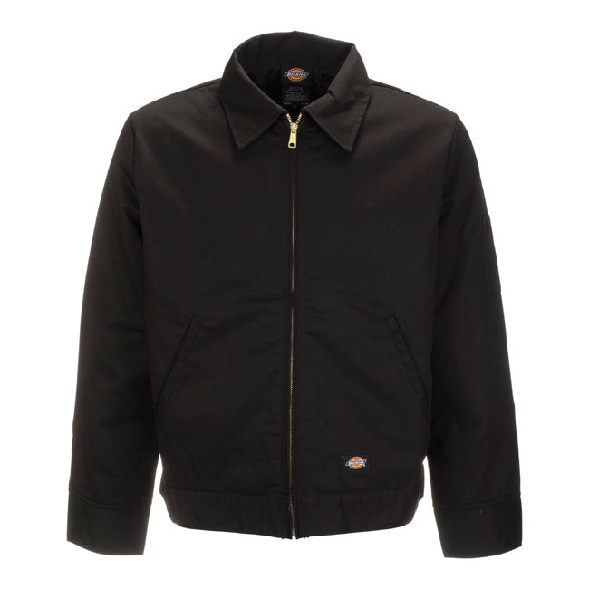 Dickies Lined Eisenhower Jacket, Black Jackets Male Dickies S