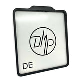Dmp, License Plate Frame With Light 5.0 De. Matte Black License Plate Frames Danish Motorcycle Parts
