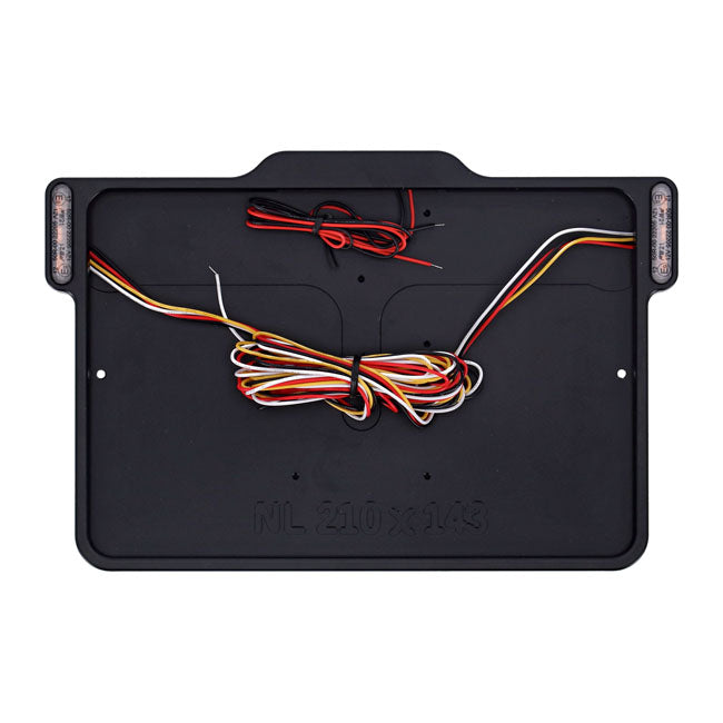 Dmp, 3 1 License Plate Frame 3.0 Nl Be. Matte Black License Plate Frames Danish Motorcycle Parts