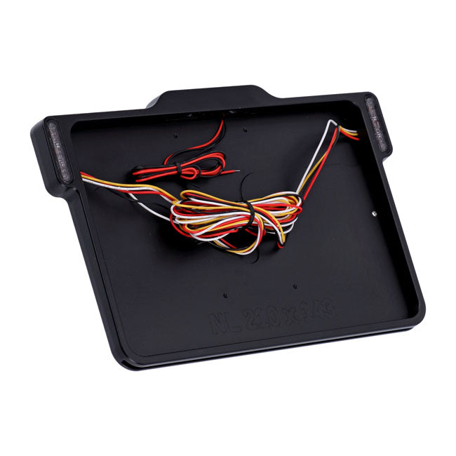 Dmp, 3 1 License Plate Frame 3.0 Nl Be. Matte Black License Plate Frames Danish Motorcycle Parts