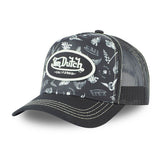 Von Dutch Lifestyle cap graphic design black/white Caps Von Dutch