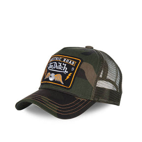 Von Dutch Heritage cap square patch camou Caps Von Dutch