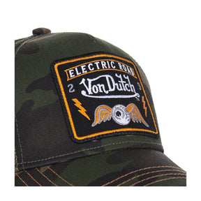 Von Dutch Heritage cap square patch camou Caps Von Dutch