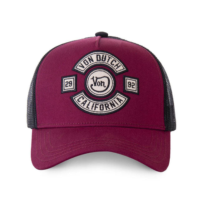Von Dutch Heritage cap california bordeaux/black Caps Von Dutch
