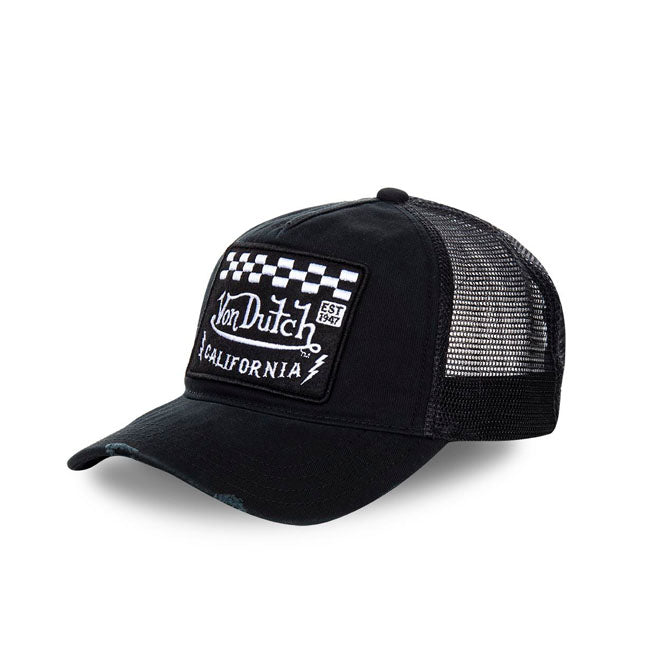 Von Dutch Heritage cap square patch racer/black Caps Von Dutch