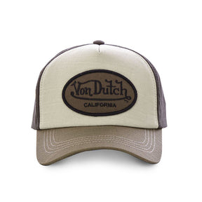 Von Dutch Permament cap 3-coloured marron 1 Caps Von Dutch
