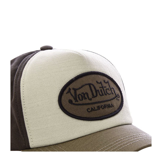 Von Dutch Permament cap 3-coloured marron 1 Caps Von Dutch