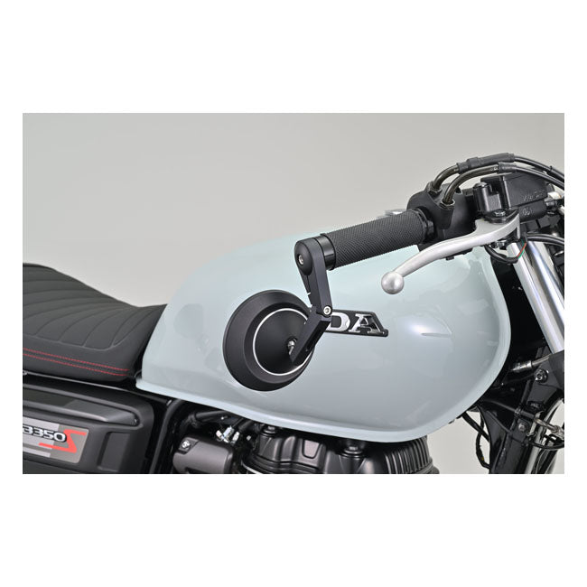 Daytona, bar end mirror adaptor set. Black Mirrors Daytona