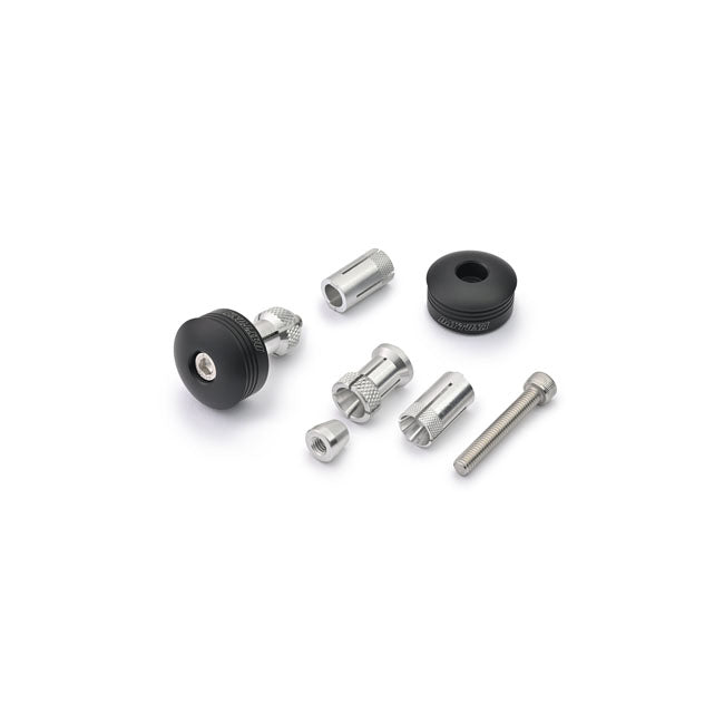 Daytona, bar end mirror adaptor set. Black Mirrors Daytona