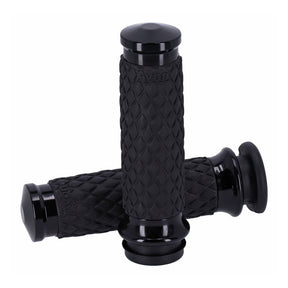 Avon Grips Grips Diamond Contour Blk Tbw Grips Avon Grips