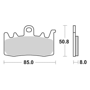 Sbs Brake Pad Sint Fr Brake Pads Sbs