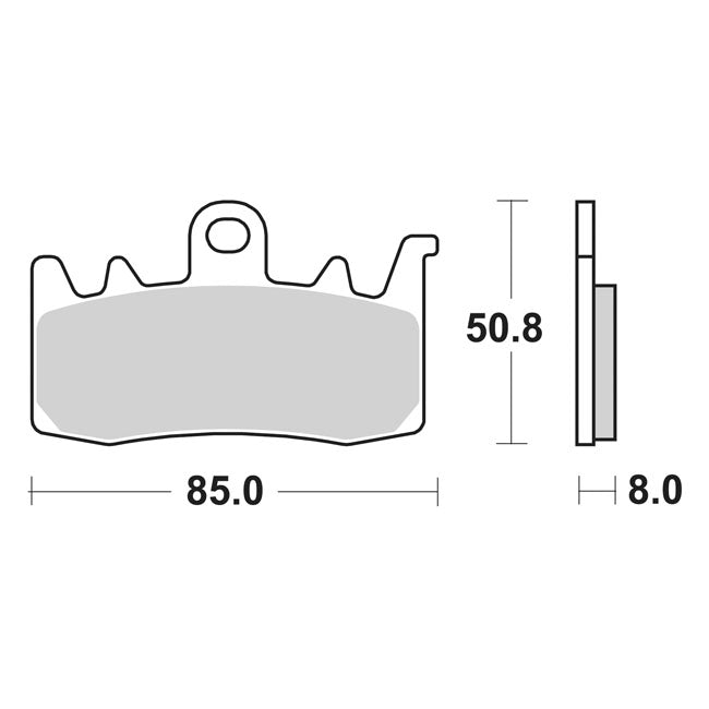 Sbs Brake Pad Sint Fr Brake Pads Sbs