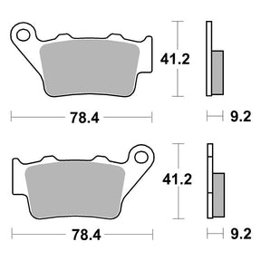 Sbs Brake Pad Sint Rear Brake Pads Sbs