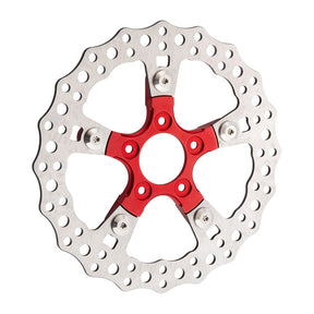 Arlen Ness 11.8" Mount Brake Rotor Adapter For Ness Wheel, Red - 08+ Touring Brake Rotors Arlen Ness