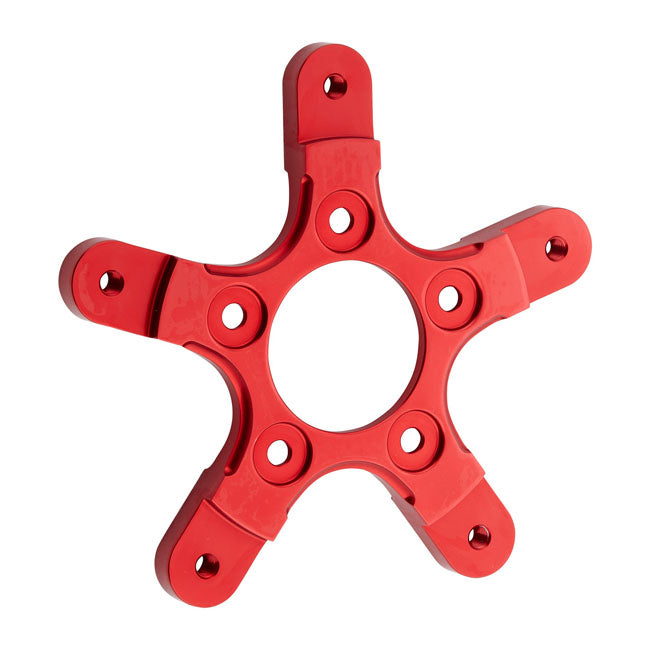 Arlen Ness 11.8" Mount Brake Rotor Adapter For Ness Wheel, Red - 08+ Touring Brake Rotors Arlen Ness