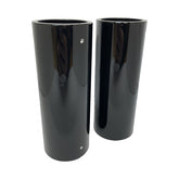 Dmp, Upper Fork Cover, 49mm. Gloss Black Fork Cover Kits Danish Motorcycle Parts
