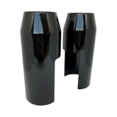 Dmp, Lower Fork Cover, 49mm. Gloss Black Fork Cover Kits Danish Motorcycle Parts