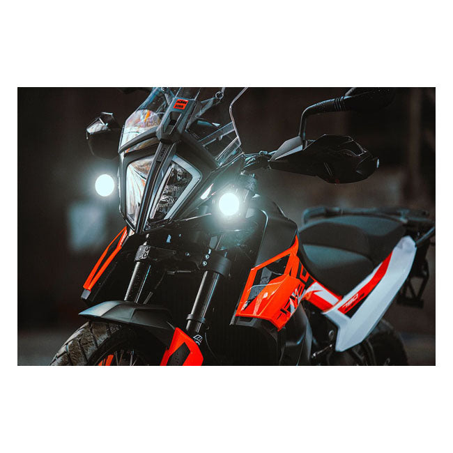 Kellermann, Dayron Innovation PL, black. With turn signal Headlamps Kellermann