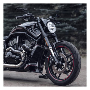 Killer Custom, V-Rod Headlight Lowering Kit Headlamp Brackets Killer Custom