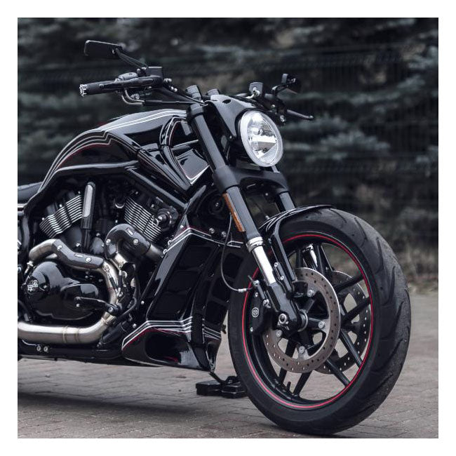 Killer Custom, V-Rod Headlight Lowering Kit Headlamp Brackets Killer Custom