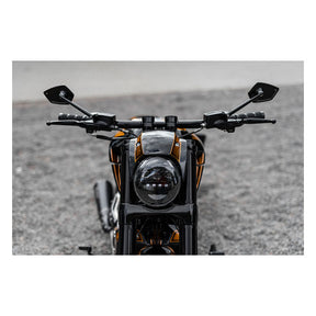 Killer Custom, Black Led Headlight Kit V Rod ''Night Ride'' Headlamp Lenses Killer Custom