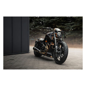 Killer Custom, Black Led Headlight Kit V Rod ''Night Ride'' Headlamp Lenses Killer Custom