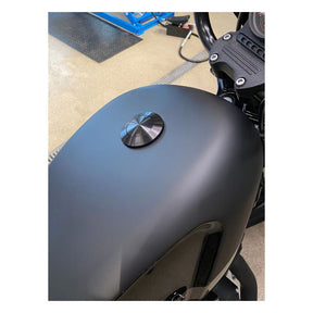 Killer Custom, Flush Mount Pop Up Gas Cap. Black Gas Cap Killer Custom
