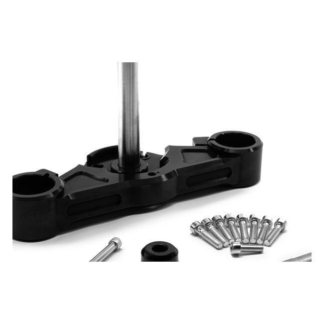 Killer Custom, 49mm Softail wide triple tree set. Black Triple Trees Top Trees Killer Custom