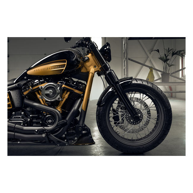 Killer Custom, 49mm Softail wide triple tree set. Black Triple Trees Top Trees Killer Custom