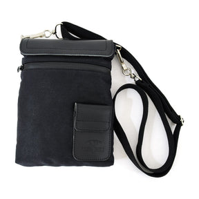 Longride, Small Heritage Waxed Duffle/Tank Bag. Black Bags Longride