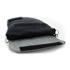 Longride, Small Heritage Waxed Duffle/Tank Bag. Black Bags Longride