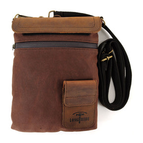 Longride, Small Heritage Waxed Duffle/Tank Bag. Brown/Ranger Bags Longride