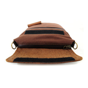 Longride, Small Heritage Waxed Duffle/Tank Bag. Brown/Ranger Bags Longride