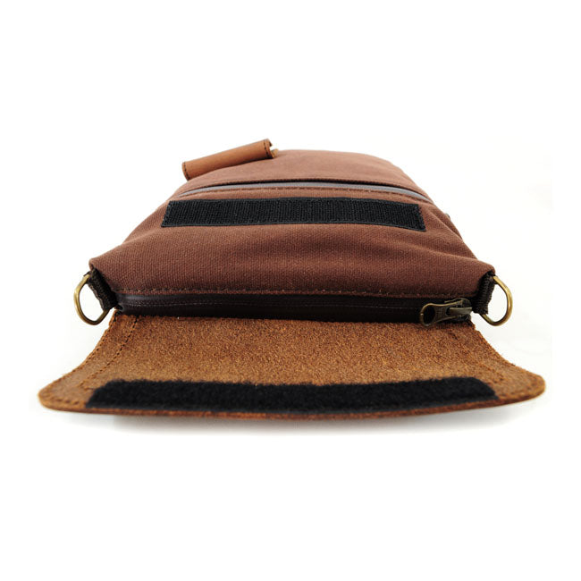 Longride, Small Heritage Waxed Duffle/Tank Bag. Brown/Ranger Bags Longride
