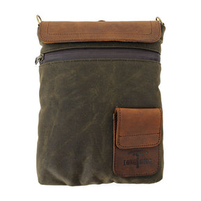 Longride, Small Heritage Waxed Duffle/Tank Bag. Khaki/Ranger Bags Longride