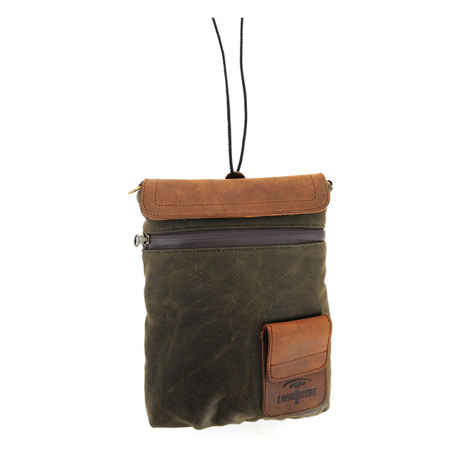 Longride, Small Heritage Waxed Duffle/Tank Bag. Khaki/Ranger Bags Longride