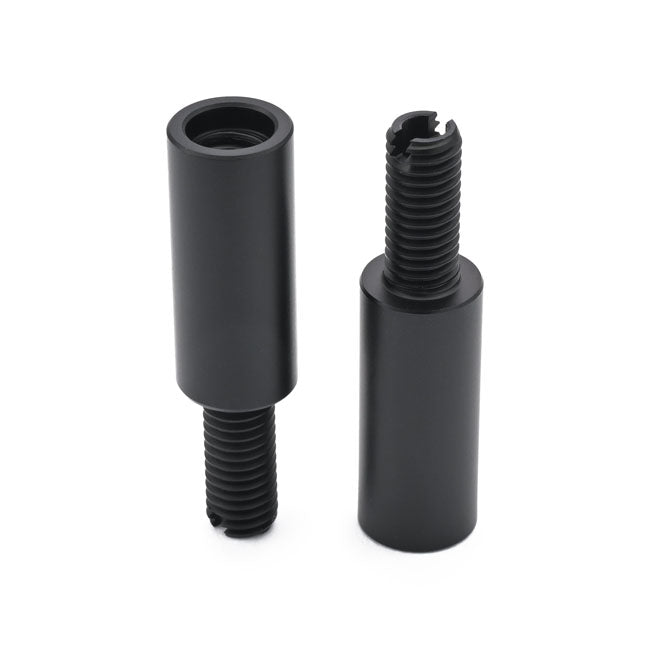 Daytona, 8mm turn signal extension set. Black Turn Signals Mounts Daytona