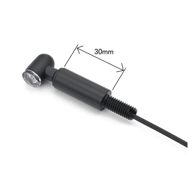 Daytona, 8mm turn signal extension set. Black Turn Signals Mounts Daytona