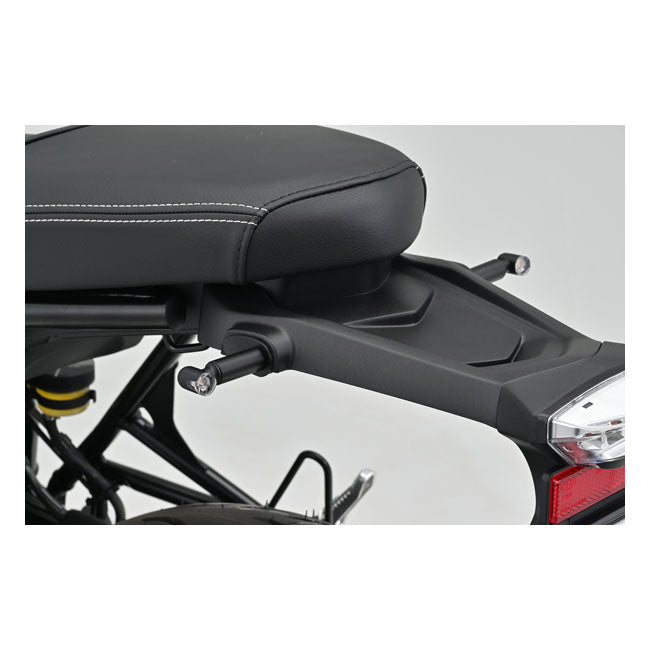 Daytona, 8mm turn signal extension set. Black Turn Signals Mounts Daytona