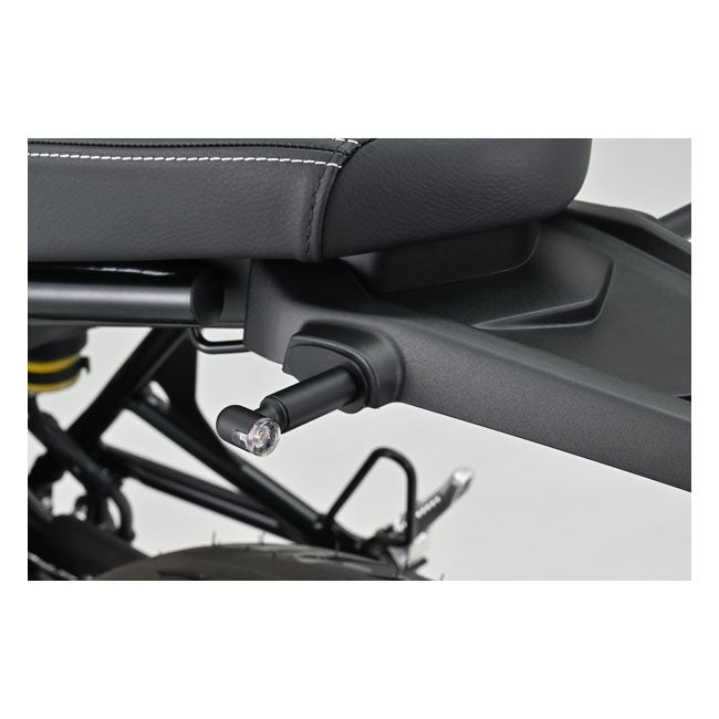 Daytona, 8mm turn signal extension set. Black Turn Signals Mounts Daytona