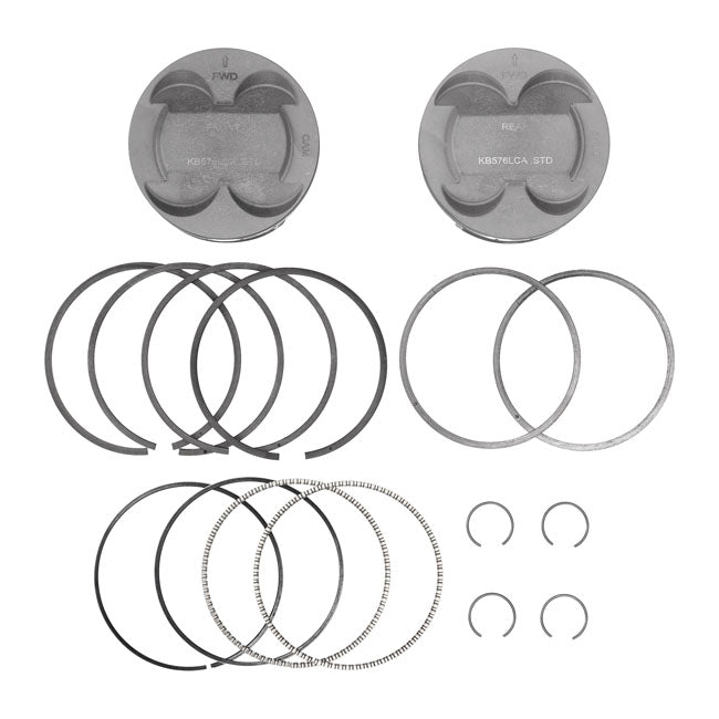 Kb, M8 107" To 124" Big Bore Conversion Piston Kit. Std Pistons Kb Performance Piston