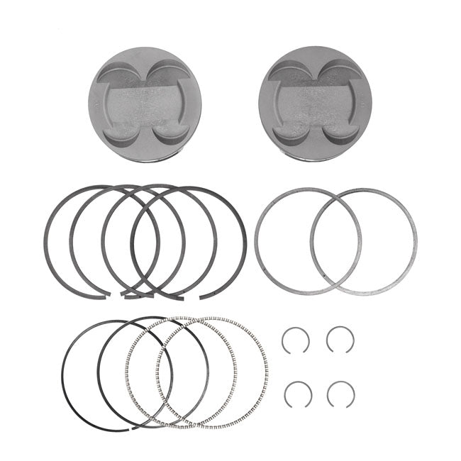 Kb, M8 114"/117" To 128" Big Bore Conversion Piston Kit. Std Pistons Kb Performance Piston