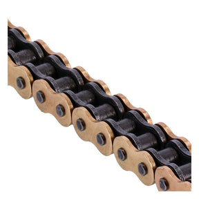 Tsubaki, 530 RQ2 X-ring chain. Gold. 104 links Chains Tsubaki