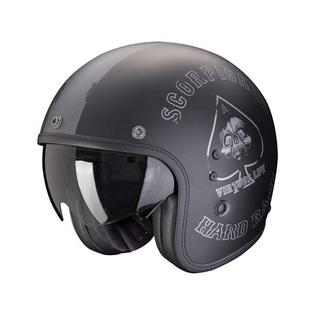 Scorpion Belfast Evo helmet matt black/silver Helmets Scorpion