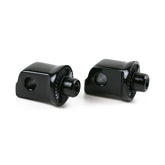 Kodlin, splined passenger peg adapter. Black Footpegs Mounts Kodlin Usa